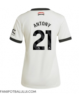 Manchester United Antony #21 Tricou Fotbal Replică 2024-25 Femei Treilea